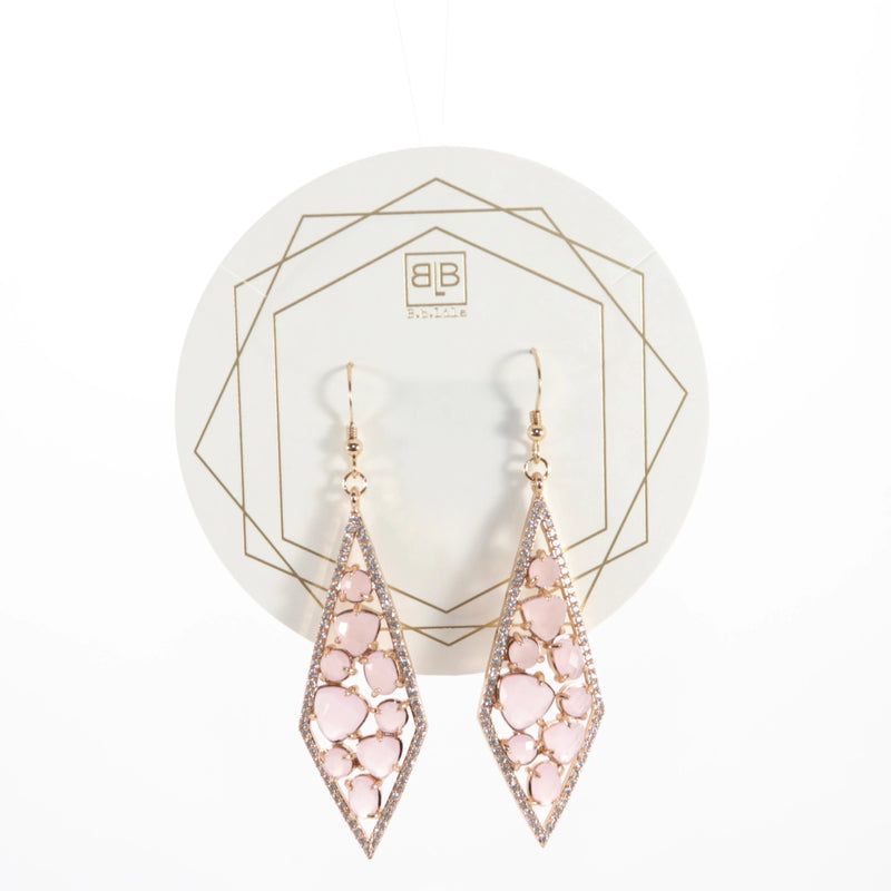 Sorcerer's Stone Earrings - Pink
