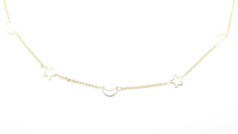 Star & Moon Choker