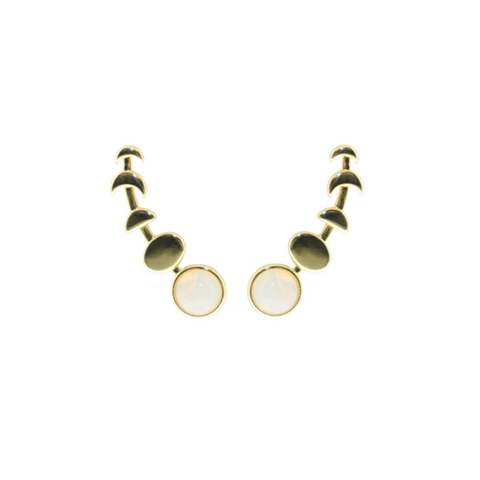 Sorcerer's Stone Earrings - Jade